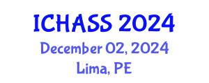 International Conference on Humanities, Administrative and Social Sciences (ICHASS) December 02, 2024 - Lima, Peru