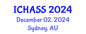 International Conference on Humanities, Administrative and Social Sciences (ICHASS) December 02, 2024 - Sydney, Australia