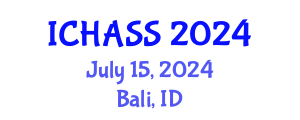 International Conference on Humanities, Administrative and Social Sciences (ICHASS) July 15, 2024 - Bali, Indonesia