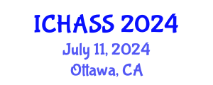International Conference on Humanities, Administrative and Social Sciences (ICHASS) July 11, 2024 - Ottawa, Canada