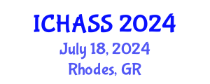 International Conference on Humanities, Administrative and Social Sciences (ICHASS) July 18, 2024 - Rhodes, Greece