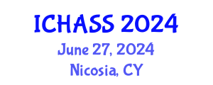 International Conference on Humanities, Administrative and Social Sciences (ICHASS) June 27, 2024 - Nicosia, Cyprus