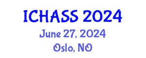 International Conference on Humanities, Administrative and Social Sciences (ICHASS) June 27, 2024 - Oslo, Norway