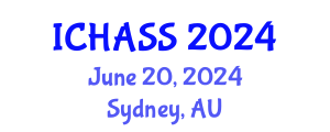 International Conference on Humanities, Administrative and Social Sciences (ICHASS) June 20, 2024 - Sydney, Australia