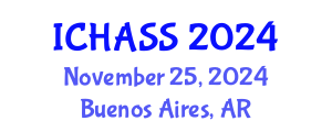 International Conference on Humanities, Administrative and Social Sciences (ICHASS) November 25, 2024 - Buenos Aires, Argentina