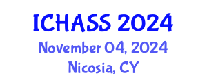 International Conference on Humanities, Administrative and Social Sciences (ICHASS) November 04, 2024 - Nicosia, Cyprus