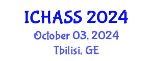 International Conference on Humanities, Administrative and Social Sciences (ICHASS) October 03, 2024 - Tbilisi, Georgia