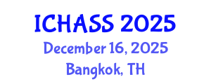 International Conference on Humanities, Administrative and Social Sciences (ICHASS) December 16, 2025 - Bangkok, Thailand