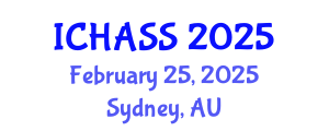 International Conference on Humanities, Administrative and Social Sciences (ICHASS) February 25, 2025 - Sydney, Australia