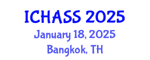 International Conference on Humanities, Administrative and Social Sciences (ICHASS) January 18, 2025 - Bangkok, Thailand