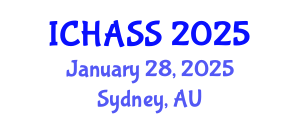 International Conference on Humanities, Administrative and Social Sciences (ICHASS) January 28, 2025 - Sydney, Australia
