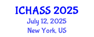 International Conference on Humanities, Administrative and Social Sciences (ICHASS) July 12, 2025 - New York, United States
