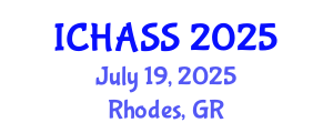International Conference on Humanities, Administrative and Social Sciences (ICHASS) July 19, 2025 - Rhodes, Greece