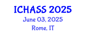 International Conference on Humanities, Administrative and Social Sciences (ICHASS) June 03, 2025 - Rome, Italy