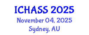 International Conference on Humanities, Administrative and Social Sciences (ICHASS) November 04, 2025 - Sydney, Australia