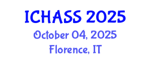 International Conference on Humanities, Administrative and Social Sciences (ICHASS) October 04, 2025 - Florence, Italy