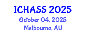 International Conference on Humanities, Administrative and Social Sciences (ICHASS) October 04, 2025 - Melbourne, Australia