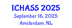International Conference on Humanities, Administrative and Social Sciences (ICHASS) September 16, 2025 - Amsterdam, Netherlands