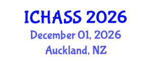 International Conference on Humanities, Administrative and Social Sciences (ICHASS) December 01, 2026 - Auckland, New Zealand International Conference on Humanities, Administrative and Social Sciences (ICHASS) December 01, 2026 - Auckland, New Zealand
