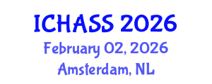 International Conference on Humanities, Administrative and Social Sciences (ICHASS) February 02, 2026 - Amsterdam, Netherlands