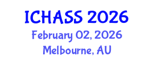 International Conference on Humanities, Administrative and Social Sciences (ICHASS) February 02, 2026 - Melbourne, Australia International Conference on Humanities, Administrative and Social Sciences (ICHASS) February 02, 2026 - Melbourne, Australia