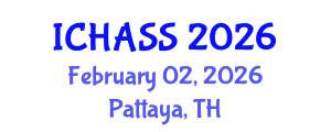 International Conference on Humanities, Administrative and Social Sciences (ICHASS) February 02, 2026 - Pattaya, Thailand International Conference on Humanities, Administrative and Social Sciences (ICHASS) February 02, 2026 - Pattaya, Thailand