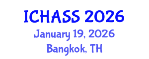 International Conference on Humanities, Administrative and Social Sciences (ICHASS) January 19, 2026 - Bangkok, Thailand International Conference on Humanities, Administrative and Social Sciences (ICHASS) January 19, 2026 - Bangkok, Thailand