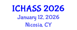 International Conference on Humanities, Administrative and Social Sciences (ICHASS) January 12, 2026 - Nicosia, Cyprus International Conference on Humanities, Administrative and Social Sciences (ICHASS) January 12, 2026 - Nicosia, Cyprus