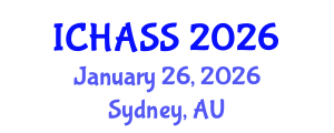 International Conference on Humanities, Administrative and Social Sciences (ICHASS) January 26, 2026 - Sydney, Australia International Conference on Humanities, Administrative and Social Sciences (ICHASS) January 26, 2026 - Sydney, Australia
