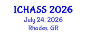 International Conference on Humanities, Administrative and Social Sciences (ICHASS) July 24, 2026 - Rhodes, Greece International Conference on Humanities, Administrative and Social Sciences (ICHASS) July 24, 2026 - Rhodes, Greece