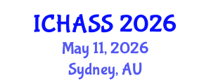 International Conference on Humanities, Administrative and Social Sciences (ICHASS) May 11, 2026 - Sydney, Australia International Conference on Humanities, Administrative and Social Sciences (ICHASS) May 11, 2026 - Sydney, Australia