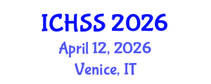 International Conference on Humanities and Social Sciences (ICHSS) April 12, 2026 - Venice, Italy