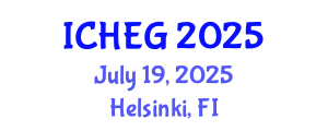 International Conference on Humanities, Economics and Geography (ICHEG) July 19, 2025 - Helsinki, Finland