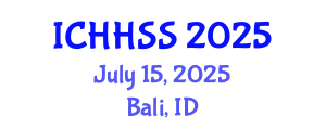 International Conference on Humanities, Historical and Social Sciences (ICHHSS) July 15, 2025 - Bali, Indonesia