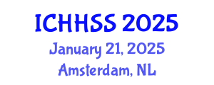 International Conference on Humanities, Human and Social Sciences (ICHHSS) January 21, 2025 - Amsterdam, Netherlands