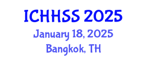 International Conference on Humanities, Human and Social Sciences (ICHHSS) January 18, 2025 - Bangkok, Thailand