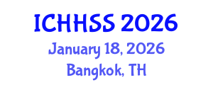 International Conference on Humanities, Human and Social Sciences (ICHHSS) January 18, 2026 - Bangkok, Thailand