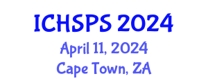 International Conference on Humanities, Social and Political Sciences (ICHSPS) April 11, 2024 - Cape Town, South Africa