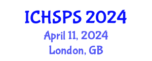 International Conference on Humanities, Social and Political Sciences (ICHSPS) April 11, 2024 - London, United Kingdom