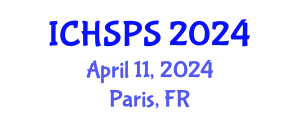 International Conference on Humanities, Social and Political Sciences (ICHSPS) April 11, 2024 - Paris, France