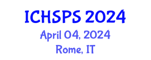 International Conference on Humanities, Social and Political Sciences (ICHSPS) April 04, 2024 - Rome, Italy