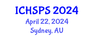 International Conference on Humanities, Social and Political Sciences (ICHSPS) April 22, 2024 - Sydney, Australia