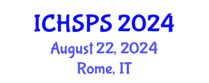 International Conference on Humanities, Social and Political Sciences (ICHSPS) August 22, 2024 - Rome, Italy