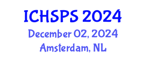 International Conference on Humanities, Social and Political Sciences (ICHSPS) December 02, 2024 - Amsterdam, Netherlands