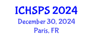 International Conference on Humanities, Social and Political Sciences (ICHSPS) December 30, 2024 - Paris, France