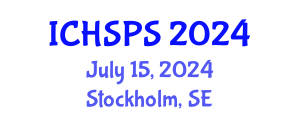 International Conference on Humanities, Social and Political Sciences (ICHSPS) July 15, 2024 - Stockholm, Sweden