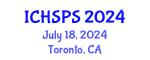 International Conference on Humanities, Social and Political Sciences (ICHSPS) July 18, 2024 - Toronto, Canada