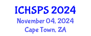 International Conference on Humanities, Social and Political Sciences (ICHSPS) November 04, 2024 - Cape Town, South Africa