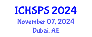 International Conference on Humanities, Social and Political Sciences (ICHSPS) November 07, 2024 - Dubai, United Arab Emirates