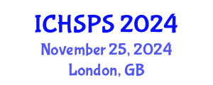 International Conference on Humanities, Social and Political Sciences (ICHSPS) November 25, 2024 - London, United Kingdom